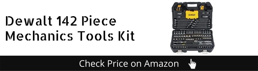 Dewalt 142 Piece Mechanics Tools Kit