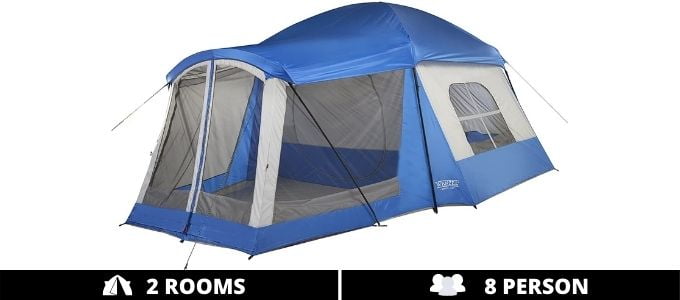 Wenzel Klondike Tent Tent 2 Rooms 8 Person